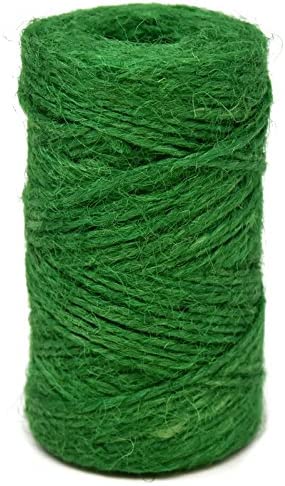 Christmas Baker’s Jute Twine, 3 Rolls of Red, Green and Natural Holiday Decorative String for Arts 'n' Crafts, Packing, Wrapping and Party Supplies, 450 Feet by Gift Boutique