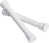 KXLife 6 Pack Smallest Spring Tension Curtain Rod for Narrow Window, Cupboard Dividers(White, 5 to 7.5 Inch)