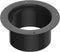 Hon&Guan 5 Inch Duct Connector, Plastic 5 Inch Dust Collection Fittings Duct Flange for Heating Cooling Ventilation System, Black.