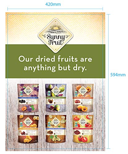 Sunny Fruit Organic Figs, Organic Figs Tender and Juicy Dried Smyrna Figs