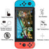 Daydayup Switch Case and Tempered Glass Screen Protector Compatible with Nintendo Switch - Deluxe Hard Shell Travel Carrying Case, Pouch Case for Nintendo Switch Console & Accessories, Streak Red