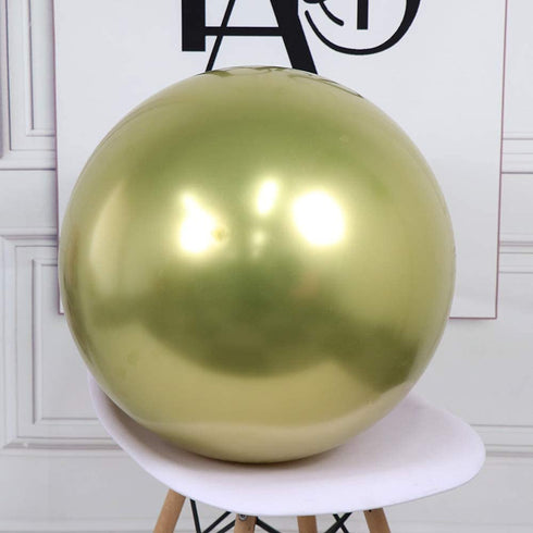 DIY Balloon Arch Kit Olive Green White Balloon Garland Kit-149pcs Avocado Green, White And Metallic Chrome Gold Balloons For Baby&Bridal Shower, Birthday Party, Wedding, Grad, Anniversary Party