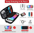 Carrying Case for Nintendo Switch and NEW Switch OLED Model(2021),iVoler Portable Hard Shell Pouch Carrying Travel Game Bag for Switch Accessories Holds 10 Game Cartridge (Black)