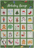 Juvale Christmas Bingo Game for Adults and Kids, Holiday Party Supplies, 2 to 36 Multi-Player (47 Pieces)