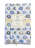 Vera Elephant 100% Breathable Cotton Baby Car Seat Cover (Blue Grey)