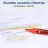 Avery Hi-Liter Desk-Style Highlighters, Smear Safe Ink, Chisel Tip, 12 Fluorescent Orange Highlighters (24050)