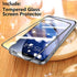 LUSAMYE iPhone 11 Case with Screen Protector, Clear Cute Butterfly Design Soft TPU Electroplated Cover Bling Glitter Cool Slim Trendy Pattern for Girl Women Apple iPhone 11 Phone Case - Butterfly