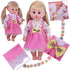 Young Buds Pack of 6 for 11-12-13 Inch Reborn Alive Baby Doll Clothes Outfits with Pillow Quilt Sheet Accessories Birthday Xmas Gift
