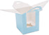 Cupcake Boxes, EUSOAR 25pcs 3.6"x 3.6"x 4.3" Single Cupcake Carrier Containers, Muffin Cupcake Gift Boxes Individual with Window Inserts Handle, for Wedding Birthday Party Treats Gift Packaging Boxes