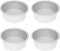 UPKOCH 4pcs Round Cake Pan 4 Inch Cake Pan Aluminum Alloy Removable Bottom Non Stick Bakeware for Baking Cooking Home Restaurant Kitchen