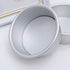 UPKOCH 4pcs Round Cake Pan 4 Inch Cake Pan Aluminum Alloy Removable Bottom Non Stick Bakeware for Baking Cooking Home Restaurant Kitchen
