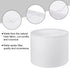 Wellmet 13"x13"x10" Lampshade Assembly Required for Table Lamp ,Bedside Lamp,Floor Lamp,Fabric Drum Lampshade Classic Modern Style,Spider Fitter ,Off White