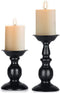 Retro Iron Candle Holder Cylindrical Candle Holder Table Candle Holder for Wedding, Festival and Birthday Candlelight Dinner Decorative Light Home D©cor Ornament Wedding Table Ornament (2Pcs)