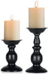 Retro Iron Candle Holder Cylindrical Candle Holder Table Candle Holder for Wedding, Festival and Birthday Candlelight Dinner Decorative Light Home D©cor Ornament Wedding Table Ornament (2Pcs)