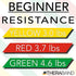 THERABAND Resistance Bands Set, Professional Non-Latex Elastic Band For Upper & Lower Body Exercise, Strength Training without Weights, Physical Therapy, Pilates, Rehab, Yellow & Red & Green, Beginner