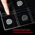 Ettonsun 10 Sheets 30-Pocket Coin Collecting Binders Pages, Coin Collection Supplies Coin Holder Pocket Inserts Collecting Sleeves for Most Coin Collection Album