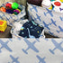 Barton + Lane 3pc. Set Baby Storage Baskets for Toys, Clothes - Large and Small Nursery Organizer Bins for Boy/Girl's Room – Foldable Canvas Toy Storage Basket with Handles (Airplanes)
