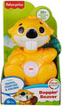 Fisher-Price Linkimals Boppin’ Beaver, Light-up Musical Activity Toy for Baby , Yellow
