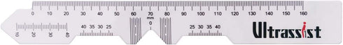 Ultrassist Pupillometers for Measuring Pupillary Distance (PD), Transparent PD Ruler, Essential Tool for Single PD or Dual PD Measurement