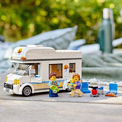 LEGO City Great Vehicles Holiday Camper Van 60283 Building Toy Set for Kids, Boys, and Girls Ages 5+ (190 Pieces)