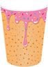 Anor Wishlife Donut Party Supplies,Donut Grow Up Party SuppliesServes 16Includes Donut Paper Plates,Cups,Napkins and Straw for Donut Party, Donut Grow Up Party, Hawaiian Party,1st Birthday,Baby Shower,Picnic,Thanksgiving,Christmas and Happy New Year(113Pc