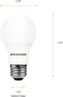 SYLVANIA LED A19 Light Bulb, 60W Equivalent, Efficient 8.5W, 800 Lumens, Frosted, 5000K, Daylight - 12 Pack (74470)