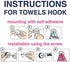 Eiqer 8 Pack Kitchen Towel Holder, Self Adhesive Wall Dish Towel Hook, Round Wall Mount Towel Holder for Bathroom, Kitchen and Home, Wall, Cabinet, Garage, No Drilling Required