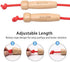 16 FT Long Jump Rope for Kids, Adjustable Double Dutch Skipping Rope with Wooden Handle, Multiplayer Team Jumping Rope for Outdoor Fun, School Sport, Party Game, Birthday Gift