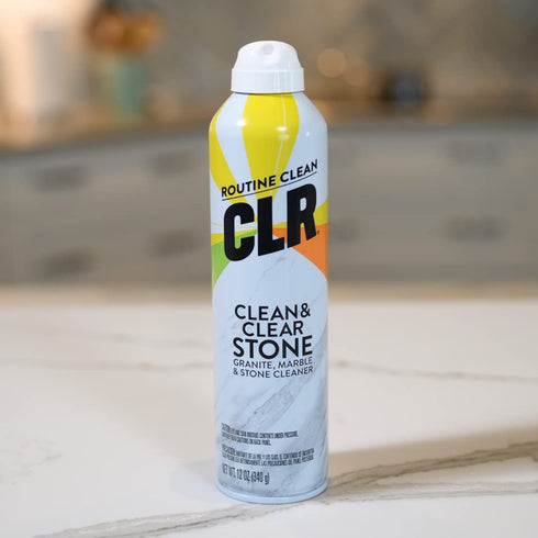 Clean & Clear Stone, Granite, Marble, and Stone Cleaner, 12 Ounce Aerosol Spray Can
