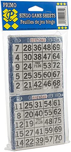 Primo Bingo Paper 2-Game Sheets