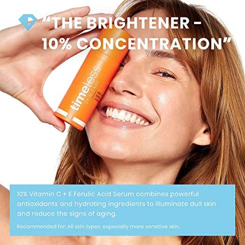 Timeless Vitamin C Plus E 10 Percent Ferulic Acid Serum Serum Unisex 1 oz