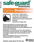 Safe-Guard (fenbendazole) Canine Dewormer for Dogs, 1gm pouch (ea. pouch treats 10lbs.)