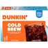 Dunkin' Cold Brew Ground Coffee Packs, 8.46 Ounce Bag