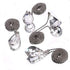 longsheng Clear Crystal Prism Drop Dazzling Crystal Ceiling Fan Pull Chain Pull Chain Extension with Connector for Ceiling Light Fan Set of 4 with Gift Box