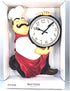 Fat Chef Holding Knife & Fork Wall Clock 12.5"