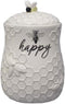 Young's Inc. Ceramic Bee Cookie Jar - 5" W x 5" D x 7" H - Cookie Jars for Kitchen Counter - Tea Canister