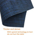 Wedge Placemats Set of 4 Vinyl Placemats for Round Tables Woven Non-Slip Heat-Resistant Easy to Clean Wipeable Washable Dinner Table Mats?Navy Blue?