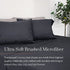 Everspread Bed Sheets (4 Piece Sheet Set) California King Size, Dark Gray. Ultra-Soft & Breathable. Luxury Bedding. Deep Pockets - Fits Mattresses up to 16 inches. Wrinkle & Fade Resistant