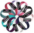 10 Pack Bands Compatible with Fitbit luxe Band Sport Watch Wrist Strap for Men Women, Luxe Silicone Watch Strap Bracelet Wristband Bands Replacement Accessories with Metal Buckle Large Size Band