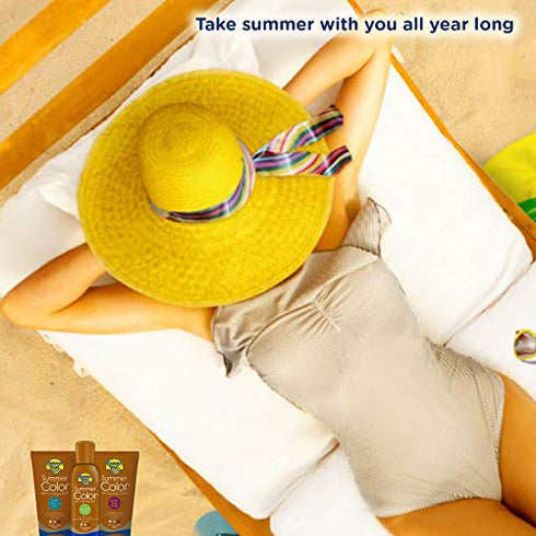 Banana Boat Self Tanning Lotion, Light/Medium Summer Color for All Skin Tones, Reef Friendly, 6 Ounce