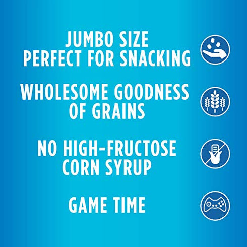Kellogg’s Froot Loops Jumbo Snax Cereal Snacks, Kids Snacks, Fruit Flavored, Original, 6oz Bag (1 Bag)
