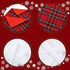 3 Pieces Christmas Sleeping Bags Accessory Elf Doll Sleeping Bag and 3 Pieces White Bathrobes for Elf Doll Red Green Plaid Sleeping Bag for Elf Doll Decorations, 3 Styles (Doll is not Included)