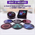 Jumant Gaming Coasters Set - Man Cave Decor - Video Game Room Decor - Gamer Room Decor - Gaming Room Decor - Gamer Gifts - Gaming Decor - Cool Coasters