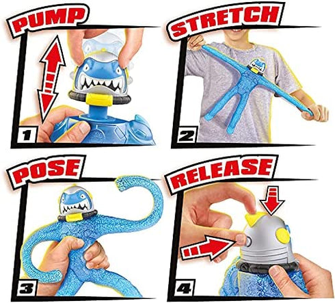 Heroes of Goo Jit Zu Galaxy Attack, Action Figure Pump Power - Air Vac Thrash, Multicolor (41223)
