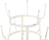 DII Metal Kitchen Storage Collection 3-Tier Mug Tree Stand, 9.5x12.75", Antique White
