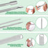6-Pack Ingrown Toenail File and Lifters, Professional Surgical Stainless Steel Ingrown Toenail Removal Tool Kit, Manicure Treatment Pedicure Nail Correction Polish Pain Under Sidewall Cleaner Relief