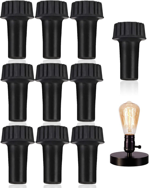 10 Pack Standard On/Off Replacement Light Lamp Turn Switch Knobs with Storage Case