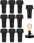 10 Pack Standard On/Off Replacement Light Lamp Turn Switch Knobs with Storage Case