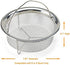 Instant Pot Small Official Mesh Steamer Basket, Stainless Steel