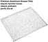 4 Pack Aluminum Range Hood Grease Filter Replacement Filter Compatible with Broan BP29, 10-1/2 x 8-3/4 x 3/32 Inch